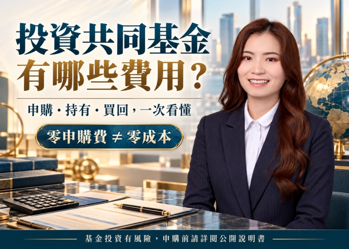投資共同基金需要哪些費用？看懂申購、內扣、後收與買回成本