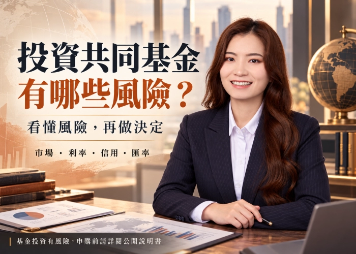 投資共同基金有哪些風險？8種常見風險、RR等級與申購前檢查